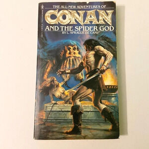 Vintage 1980 The All New Adventures of Conan and the Spider God Bantam Paperback